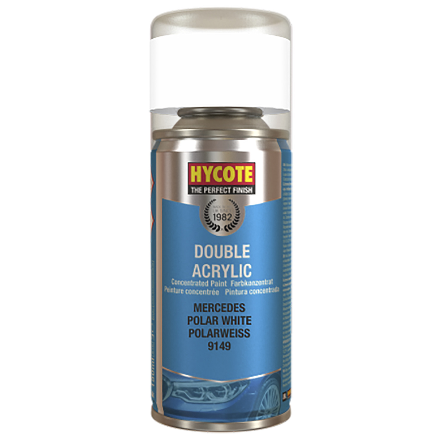 Hycote Mercedes Double Acrylic Paint - Diamond Silver Image