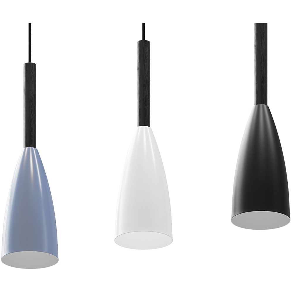 Living and Home 3 Light Iron E27 Pendant Light Image 3