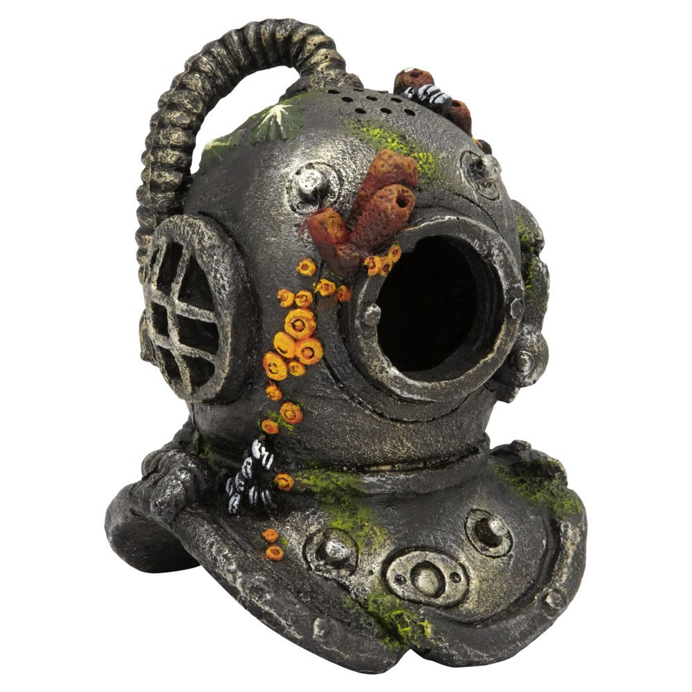 Classic Pets Aquarium Divers Helmet Ornament 18cm Wilko