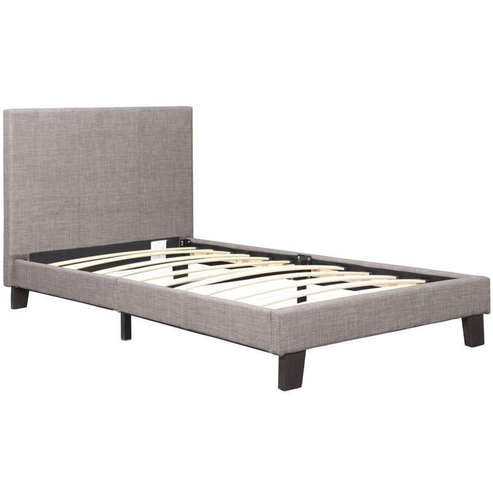 Berlin Single Grey Polyester Bed Image 2