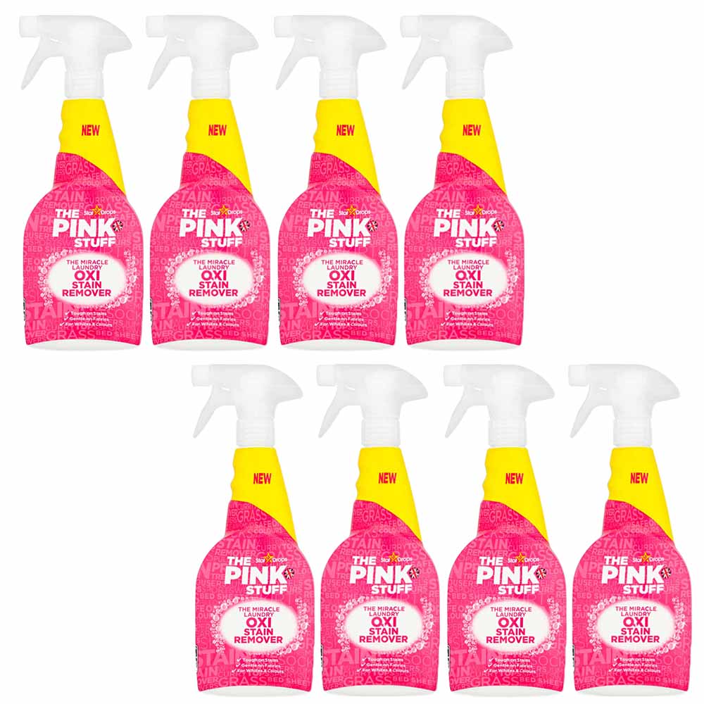 Star Drops The Pink Stuff Stain Remover Spray 500ml Case of 8 Wilko