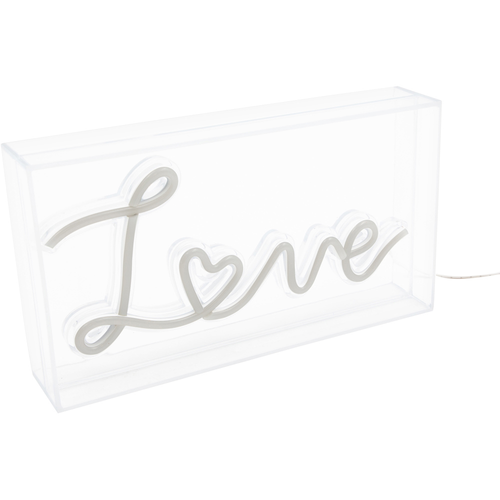 Global Gizmos Love Acrylic Box Neon Light Image 3