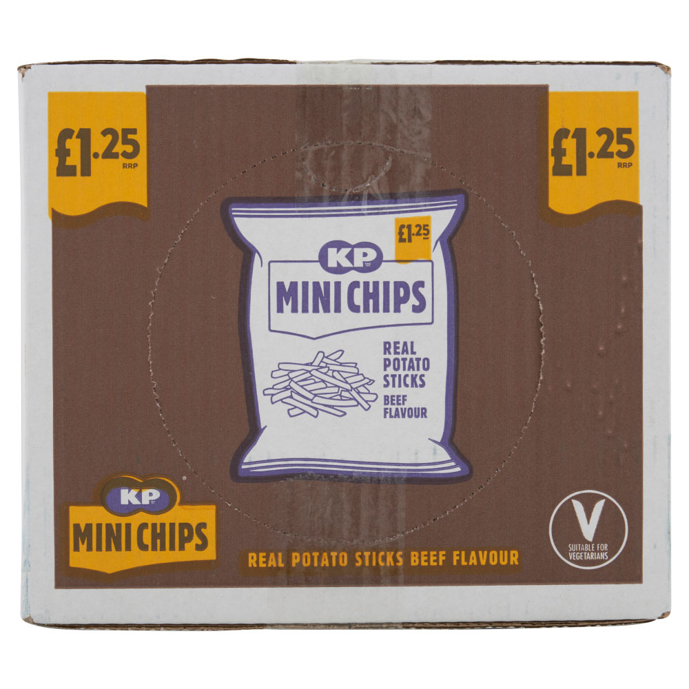 KP Mini Chips Real Potato Sticks Beef Flavour 60g Image 6
