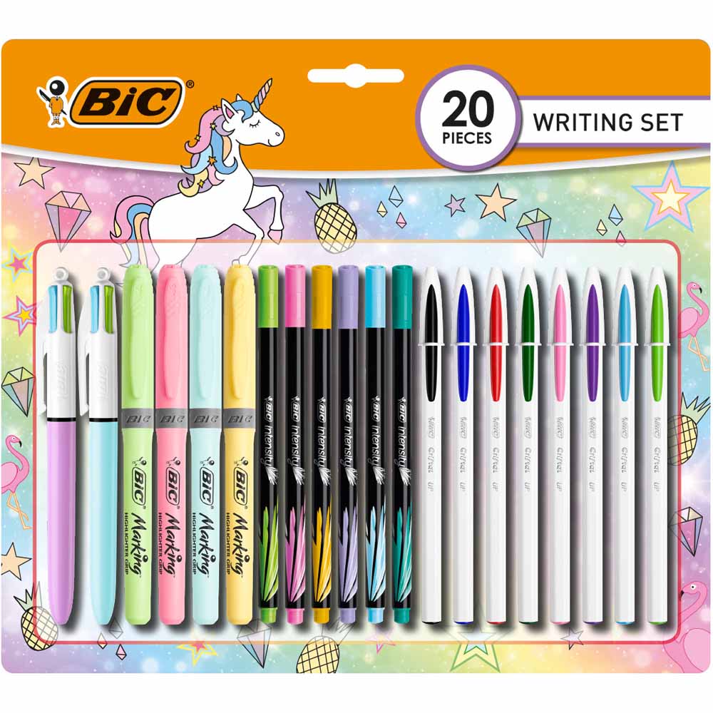 Bic Pastel Writing Set 20pk Image 1