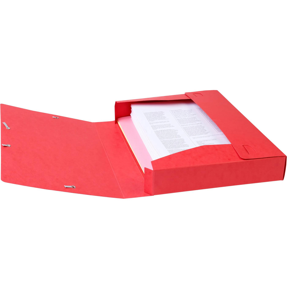 Exacompta A4 Assorted Colour Pressboard Box File 10 Pack Image 3