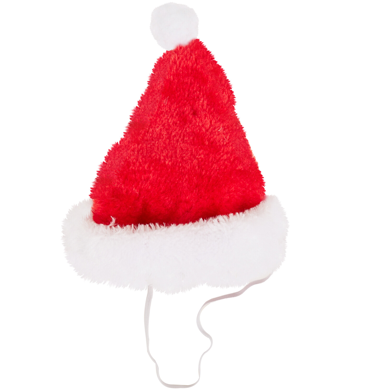 Santa Hat for Pets - Red and White Image 1