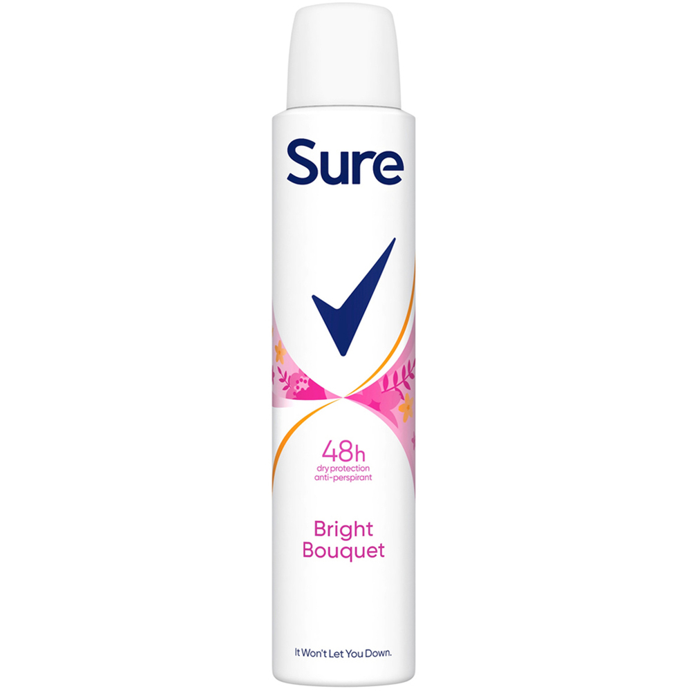 Sure Bright Bouquet Anti-Perspirant Deodorant Spray 200ml Image