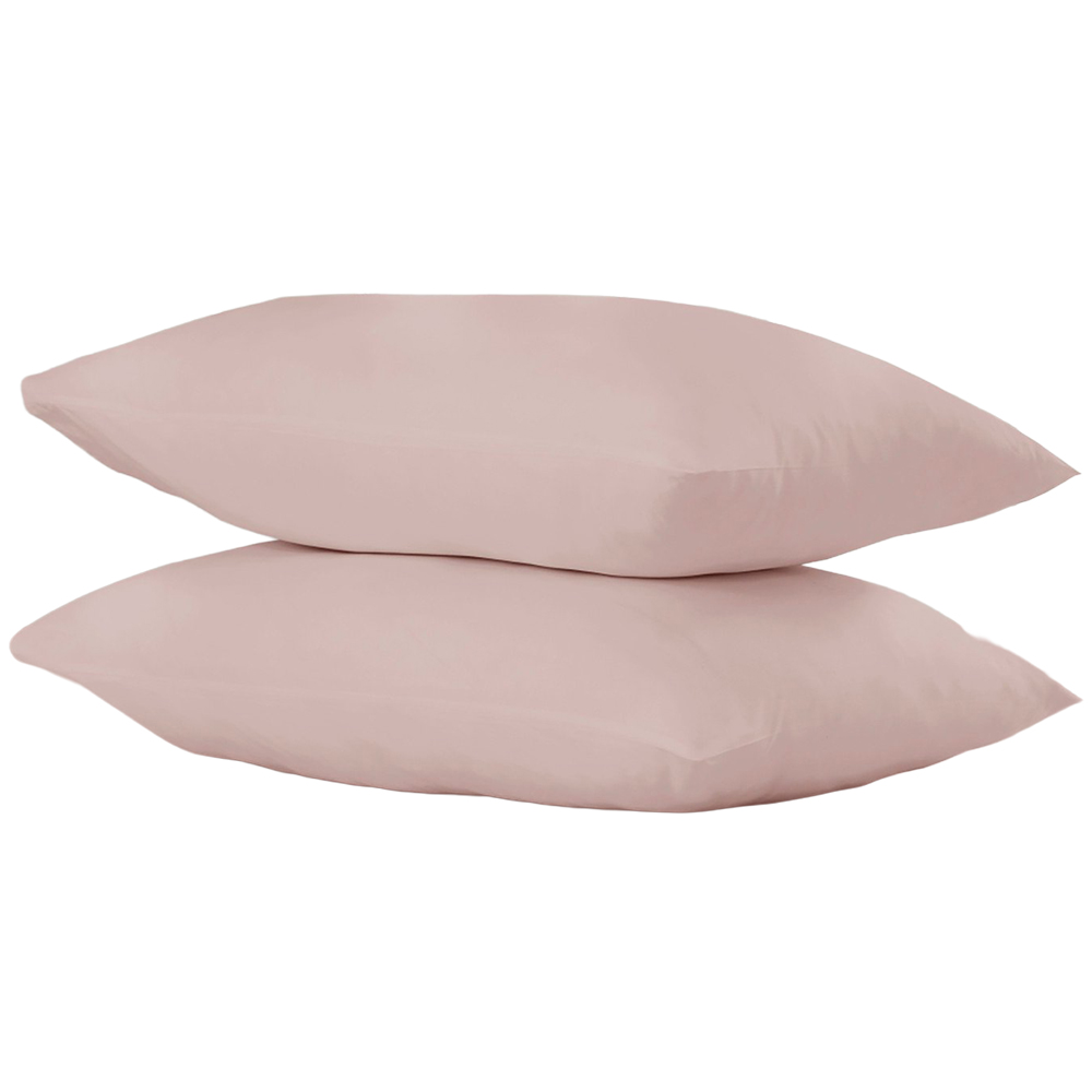 Polycotton Housewife Pillowcases - Blush Image 1