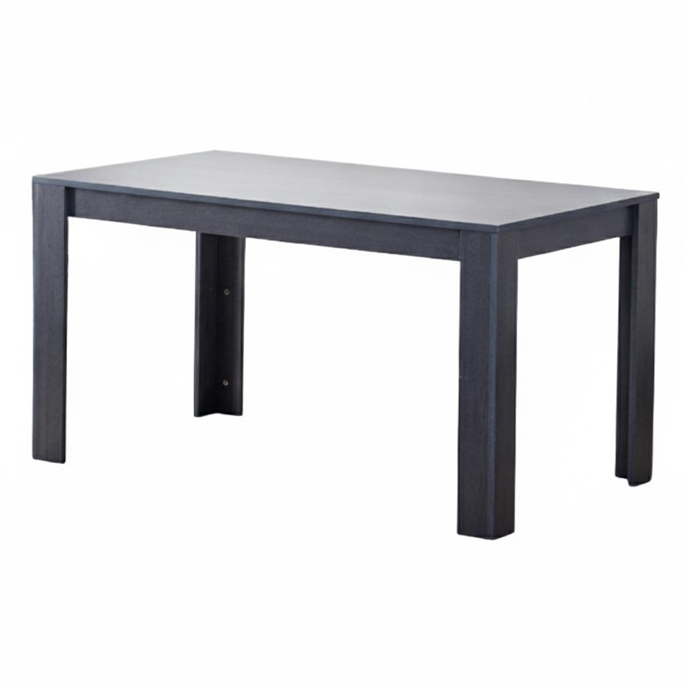 Kosy Koala Arrow 6 Seater Velvet Dining Table Grey and Charcoal Image 2