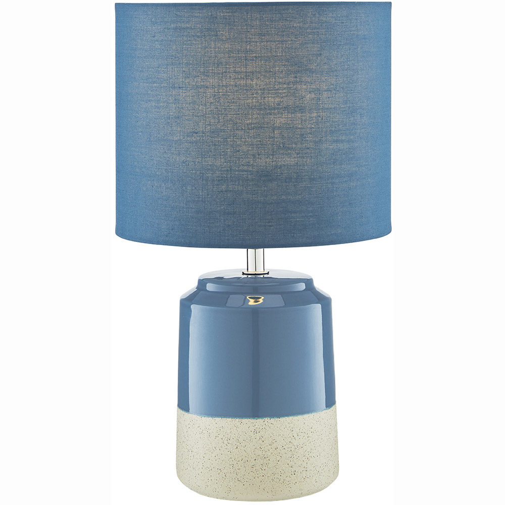 The Lighting and Interiors Denim Blue Pop Table Lamp Image 2