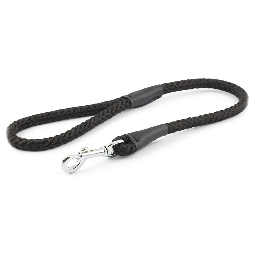 Nylon Rope Lead - Black / 2cm Image