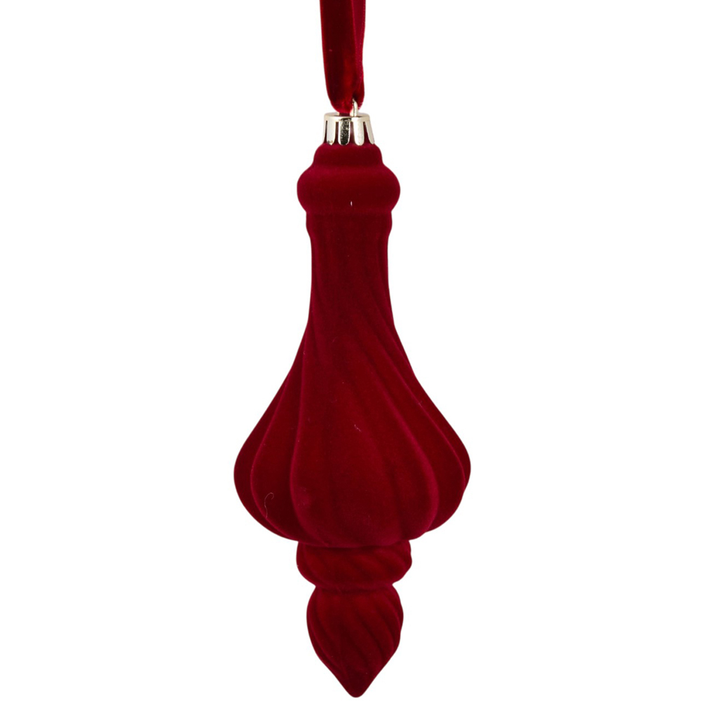 Pack of 4 Decorative Flocked Droplets Image 3