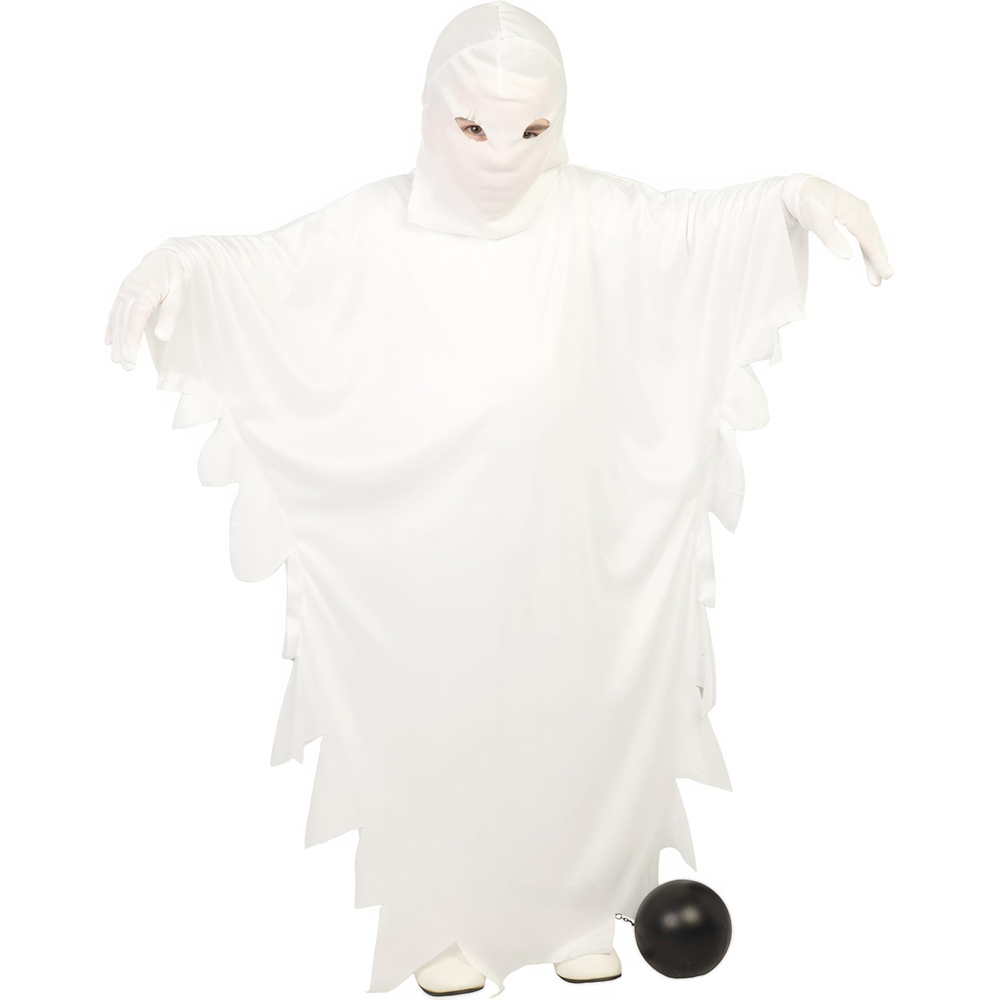 Fiestas Guirca Ghost White Halloween Costume 7 to 9 Years Image 1