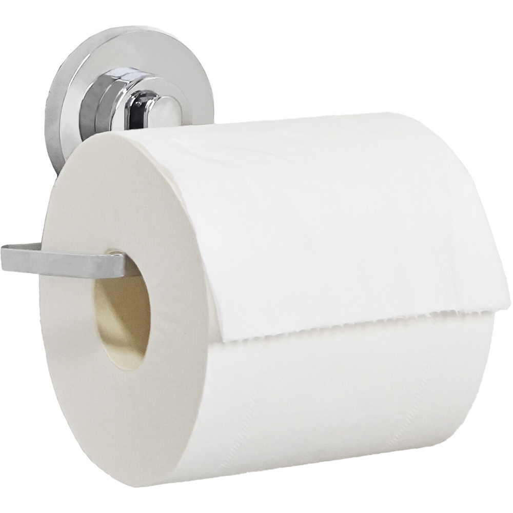 Harrow Sleek Toilet Roll Holder Silver Image 4