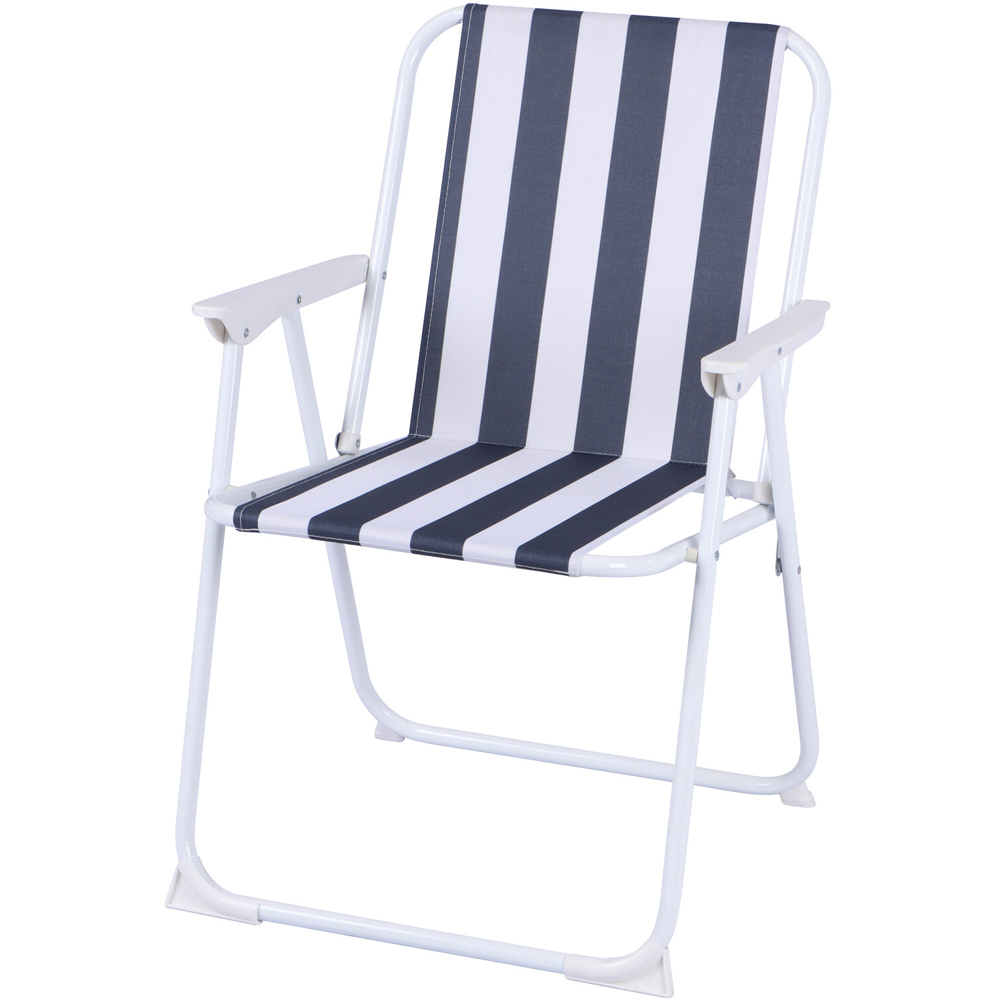 Striped Folding Chair Image 6