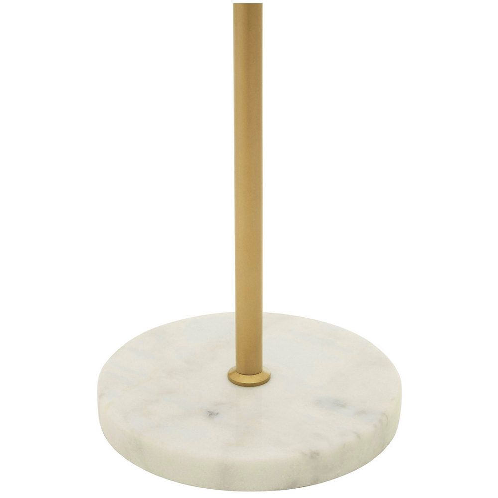Premier Housewares Gold Finish Metal Floor Lamp Wilko