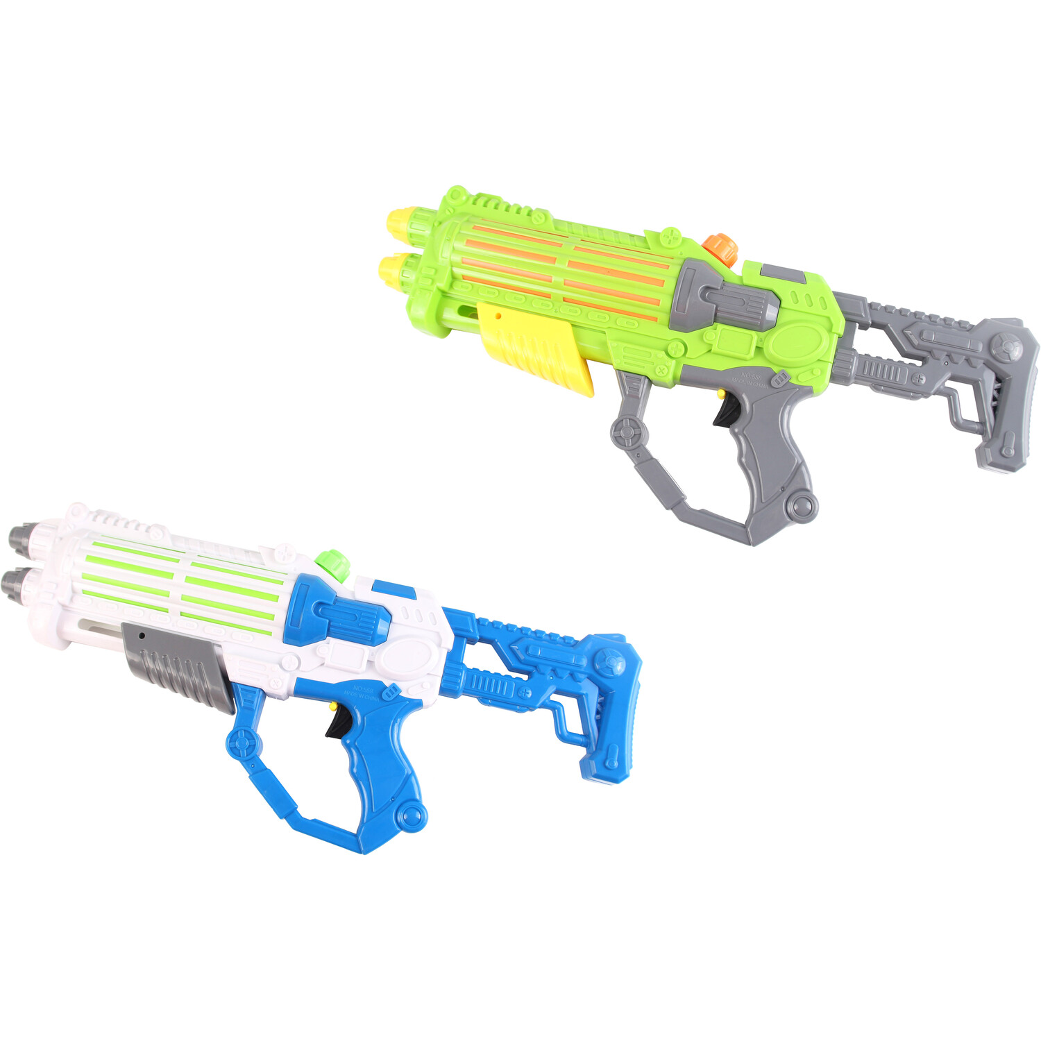 Single Double Nozzle Water Pistol in Assorted styles Image 1