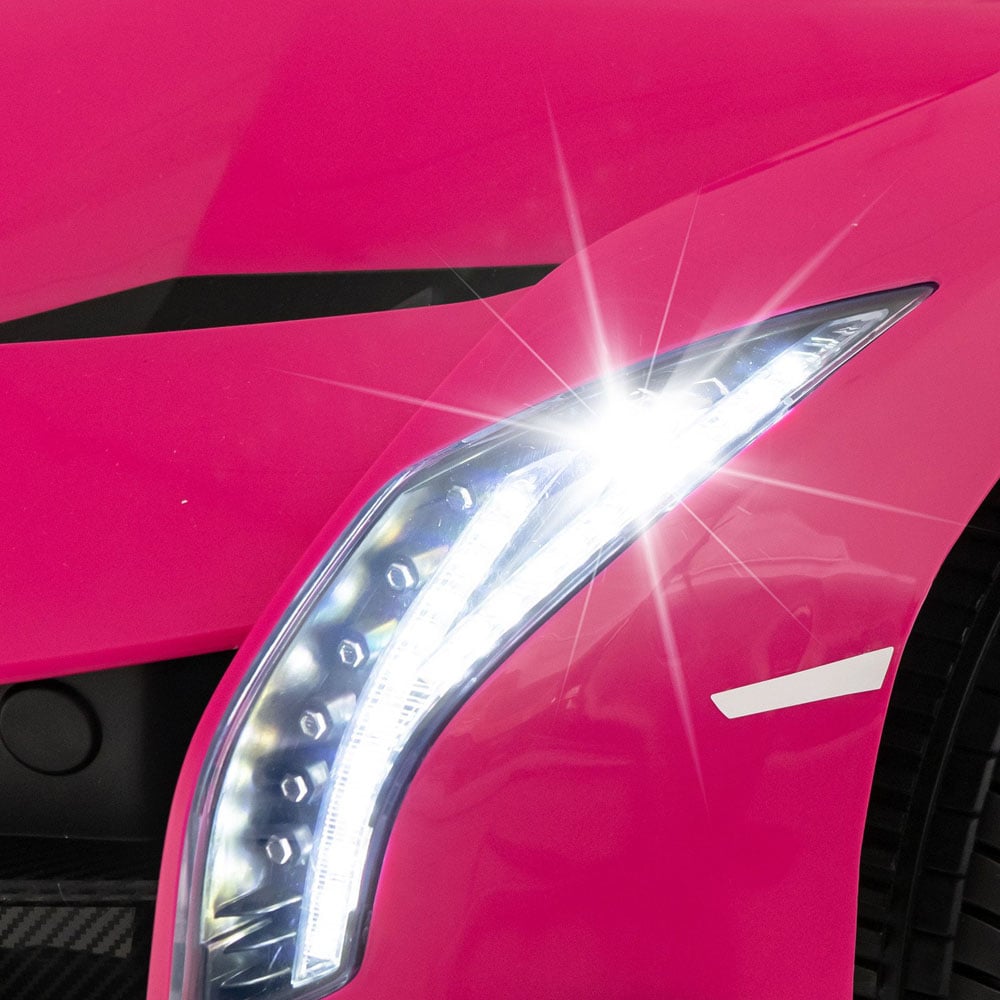 Costway Pink Lamborghini 4WD Kids Ride-On Car Image 3