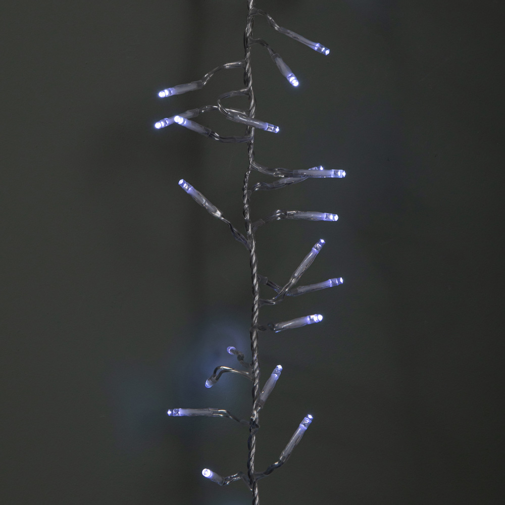 Samuel Alexander 720 White LED Clear Cable Christmas Cluster Light 9.3m Image 6