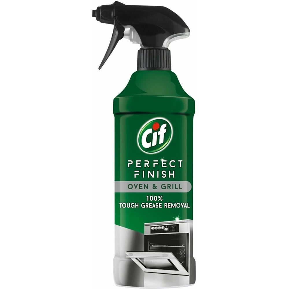 CIF Perfect Finish Oven & Grill Grease Removal Spray 435ml 2 Pack Image 3