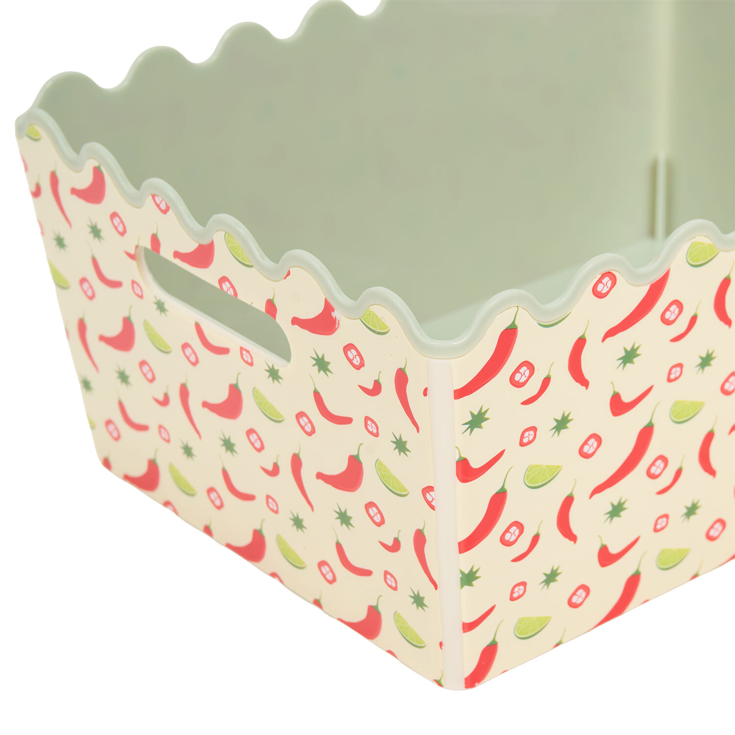 Fruit or Spicy Wave Printed Storage Basket Image 8