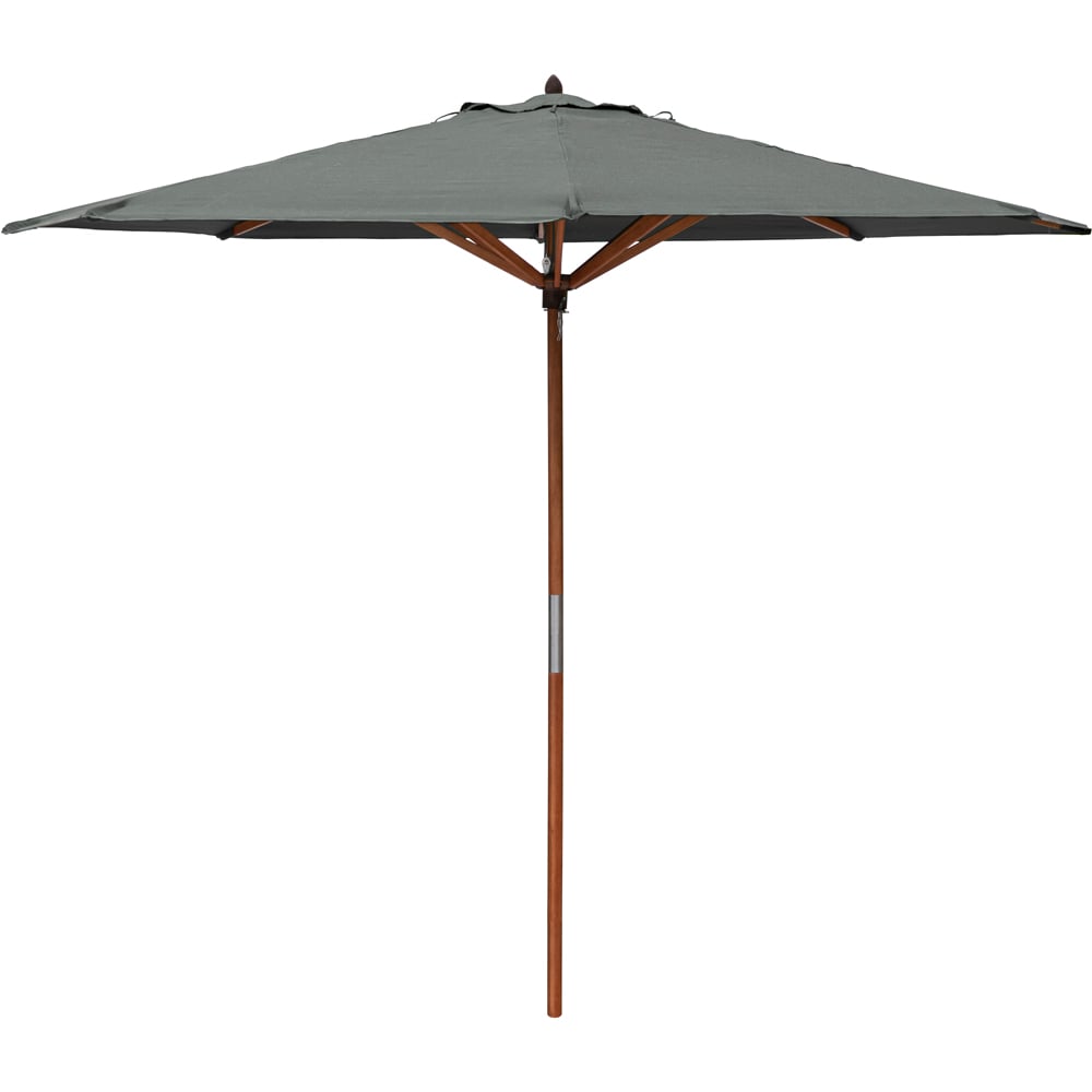 Rowlinson Willington Grey Wooden Parasol 2.7m Image 1