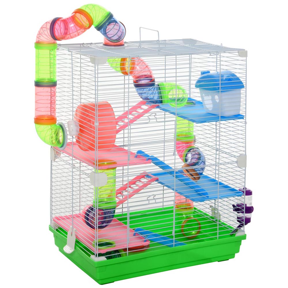 Pawhut 5 Tier Hamster Cage Carrier Image 1