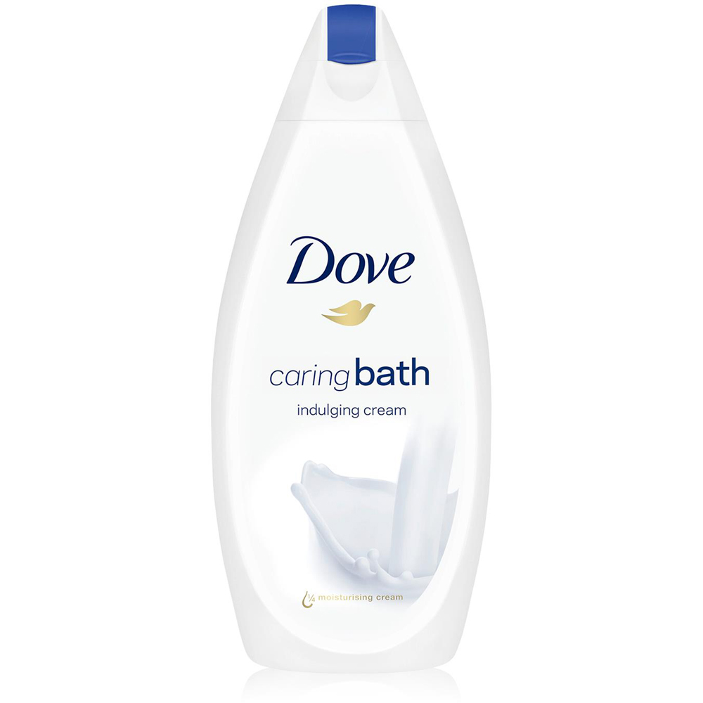 Dove Caring Bath Indulging Cream Bath Soak 450ml 3 Pack Image 2