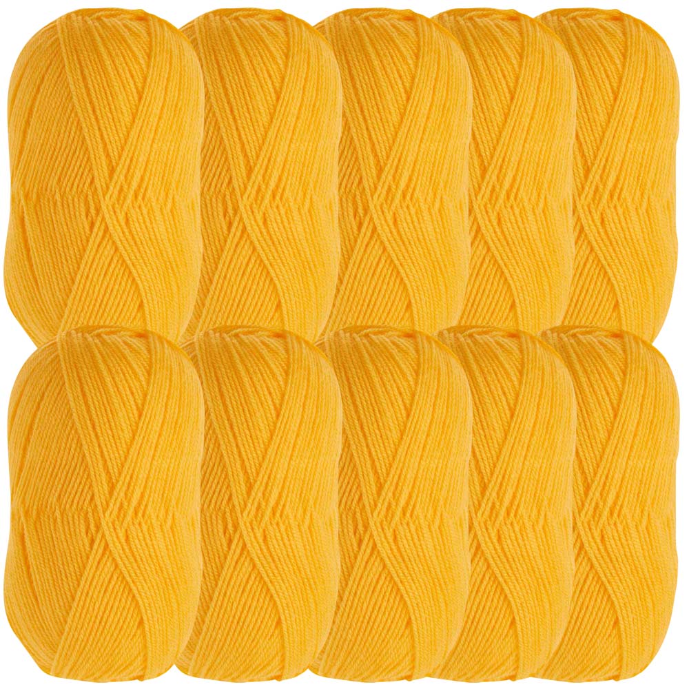 Wilko Double Knit Yarn Yellow 100g Image 7