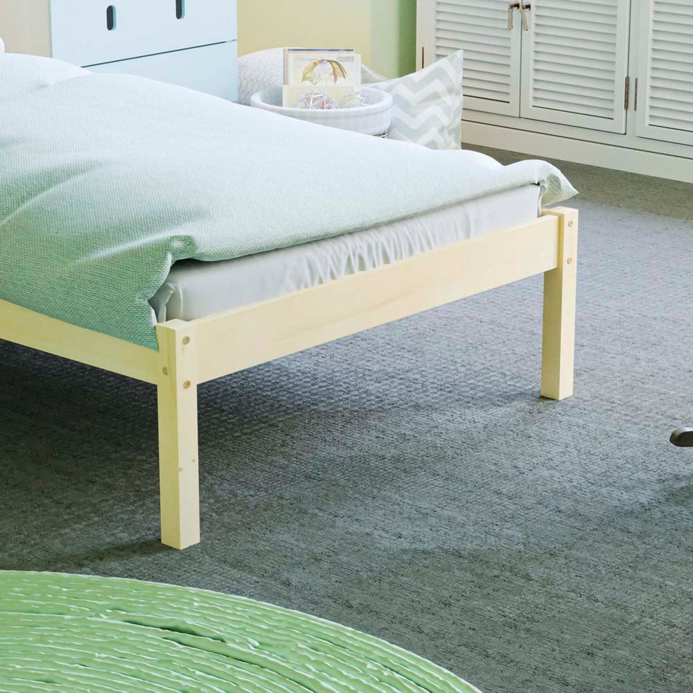 Junior Vida Libra Single Pine Wooden Kids Bed Frame Image 5