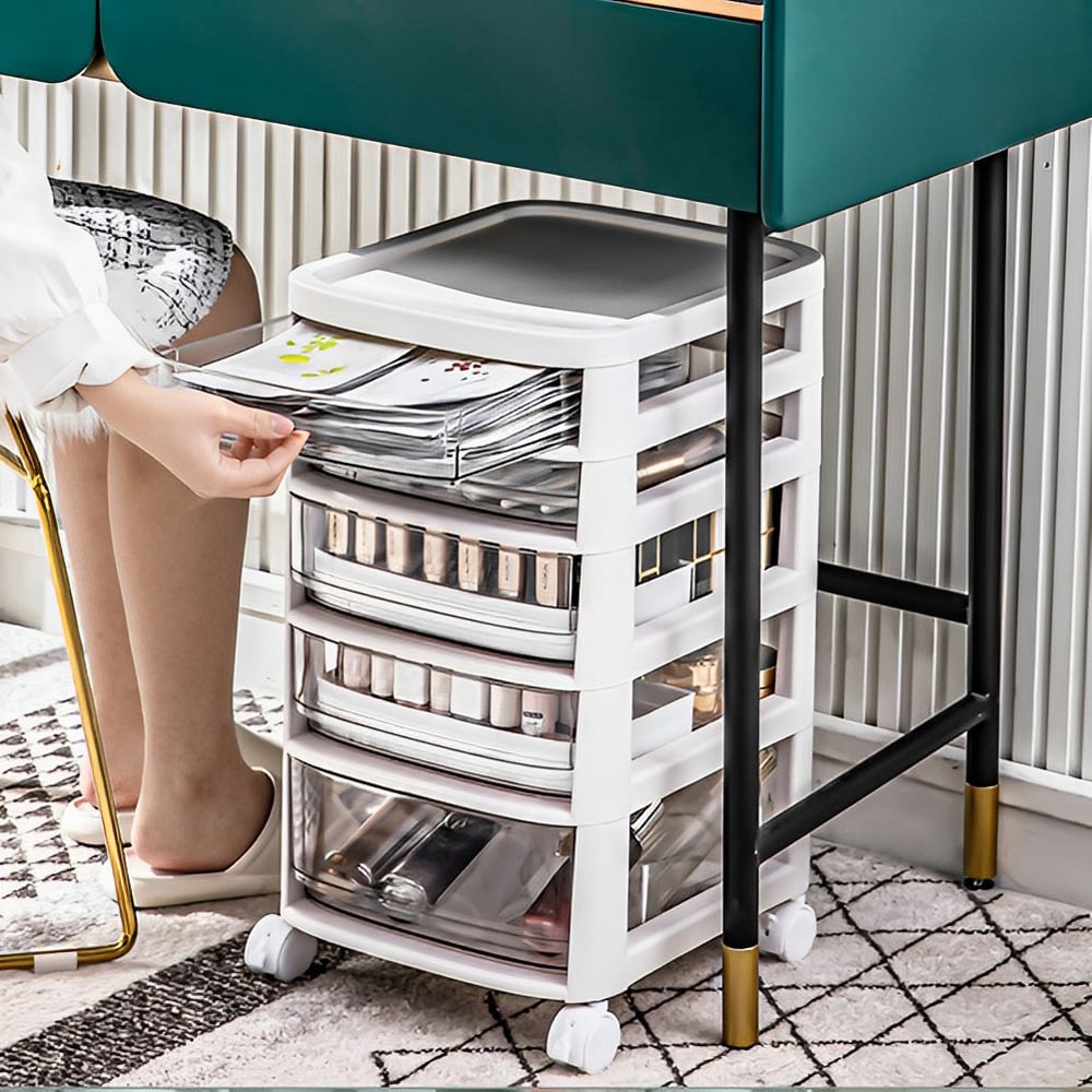 Living and Home 4 Drawer Removable Cosmetic Organiser Image 2