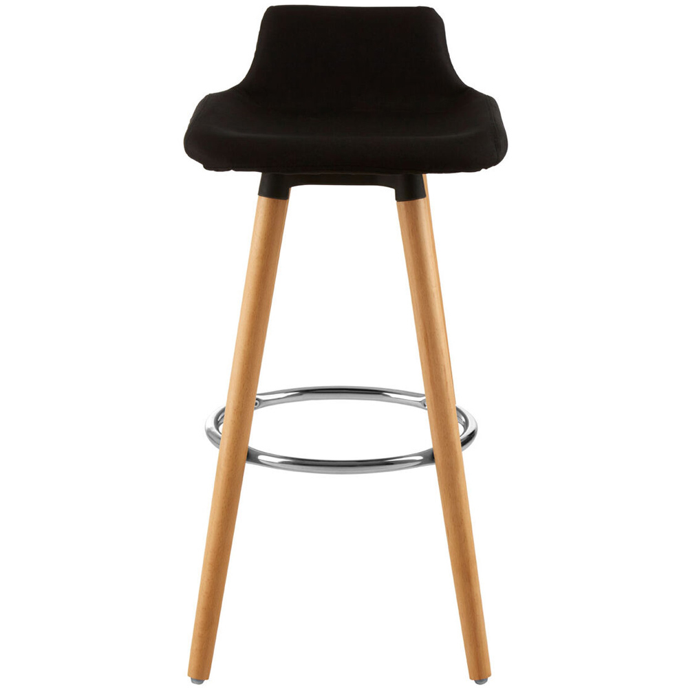Premier Housewares Stockholm Black Bar Stool Image 2