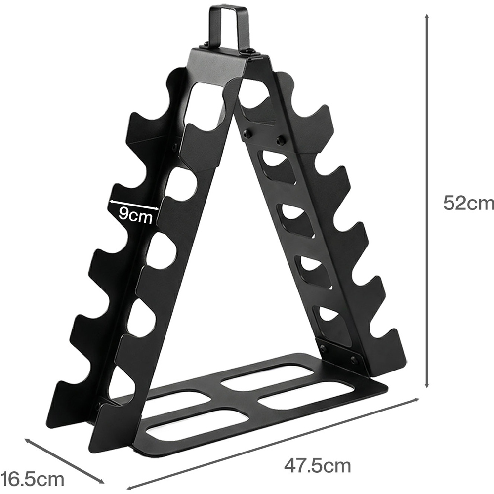 Spector Centra Steel A-Frame Dumbbell Rack Image 9
