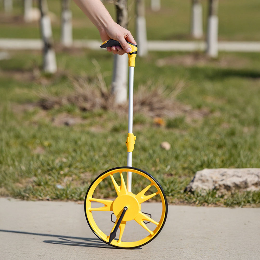 Living and Home Foldable Rolling Measuring Wheel with Tape Image 2