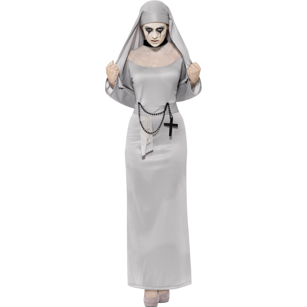 Rubies Adult Gothic Nun Halloween Costume Large Image 1