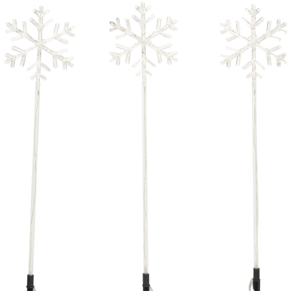 8 Piece Snowflake Stake Lights Image 7