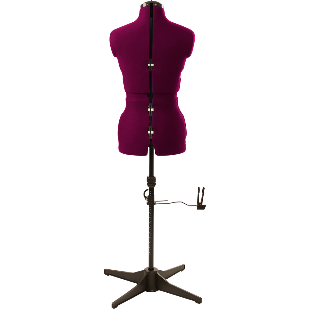 Sewing Online 023816-WINE Wine Adjustable 8-Part Dressmakers Dummy with Hem Marker Small Image 5