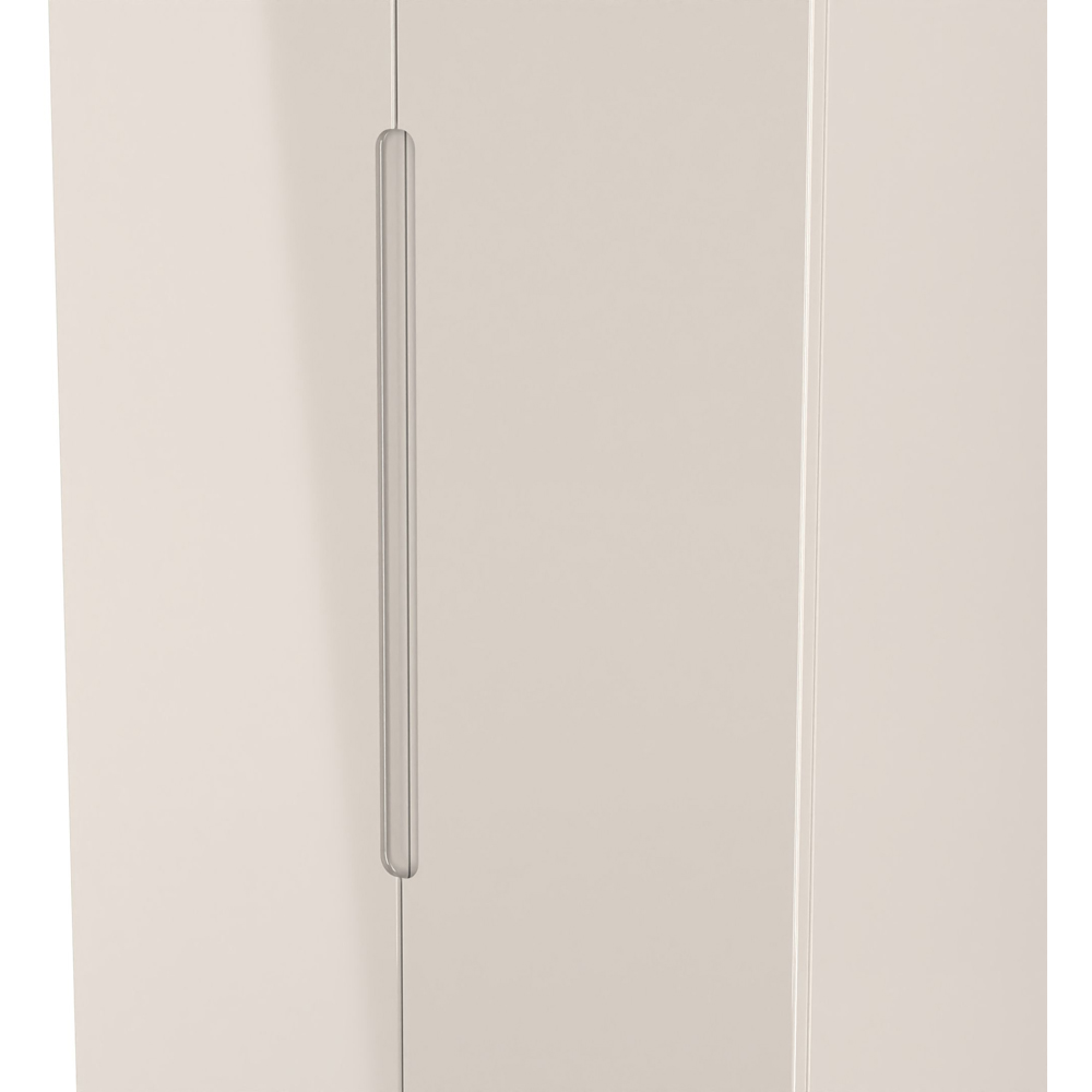 Crowndale Milan 2 Door Kashmir Gloss and Kashmir Tall Wardrobe Ready Assembled Image 4