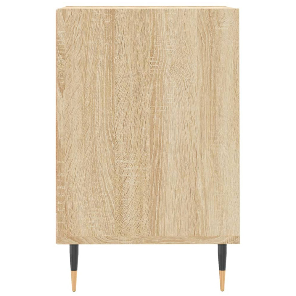 vidaXL 2 Door 4 Open Shelf Sonoma Oak TV Cabinet Image 6