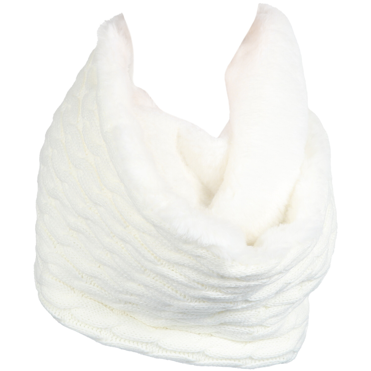 Neck Warmer with Fur Image 2