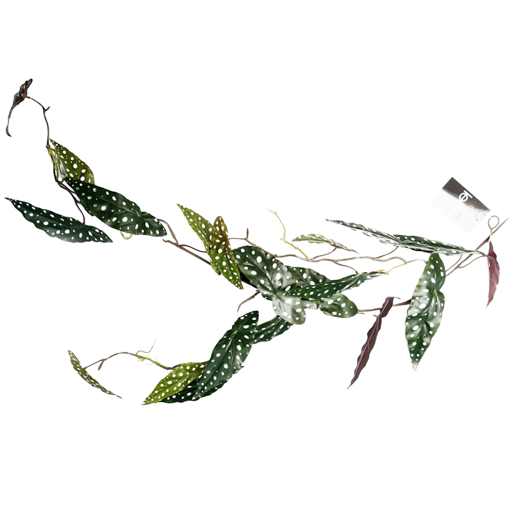 Leaf Trailing Begonia Maculata Spotted Hanging Artificial Plant 110cm Image 1