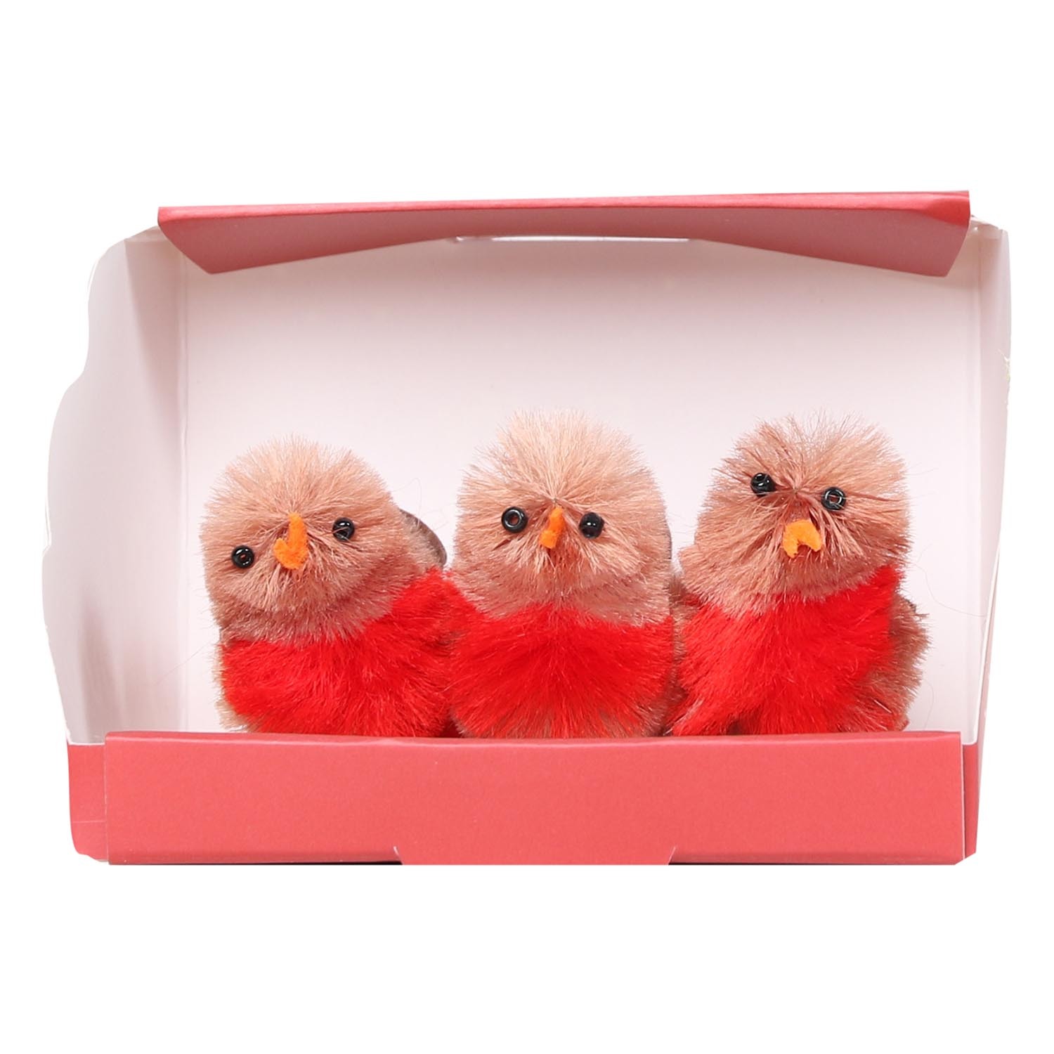 Pack of 6 Fluffy Robins Image