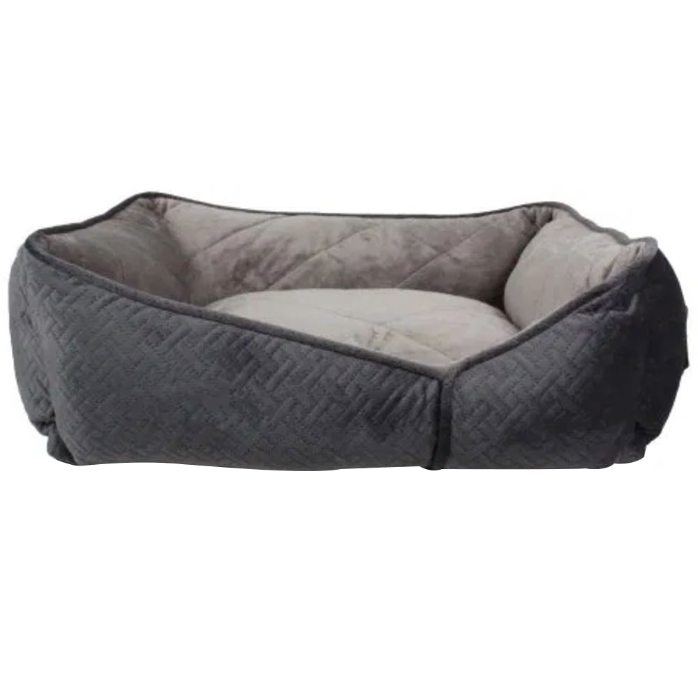 Dream Paws Small Plush Geometric Shape Sofa Bed Image