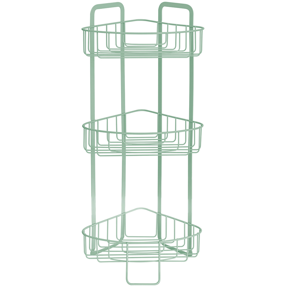 3 Tier Corner Caddy Sage Green Image 1
