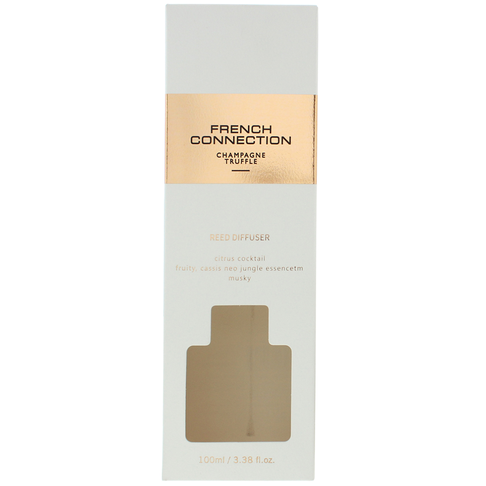 French Connection Metallic Collection Champagne Truffle Reed Diffuser 100ml Image 3