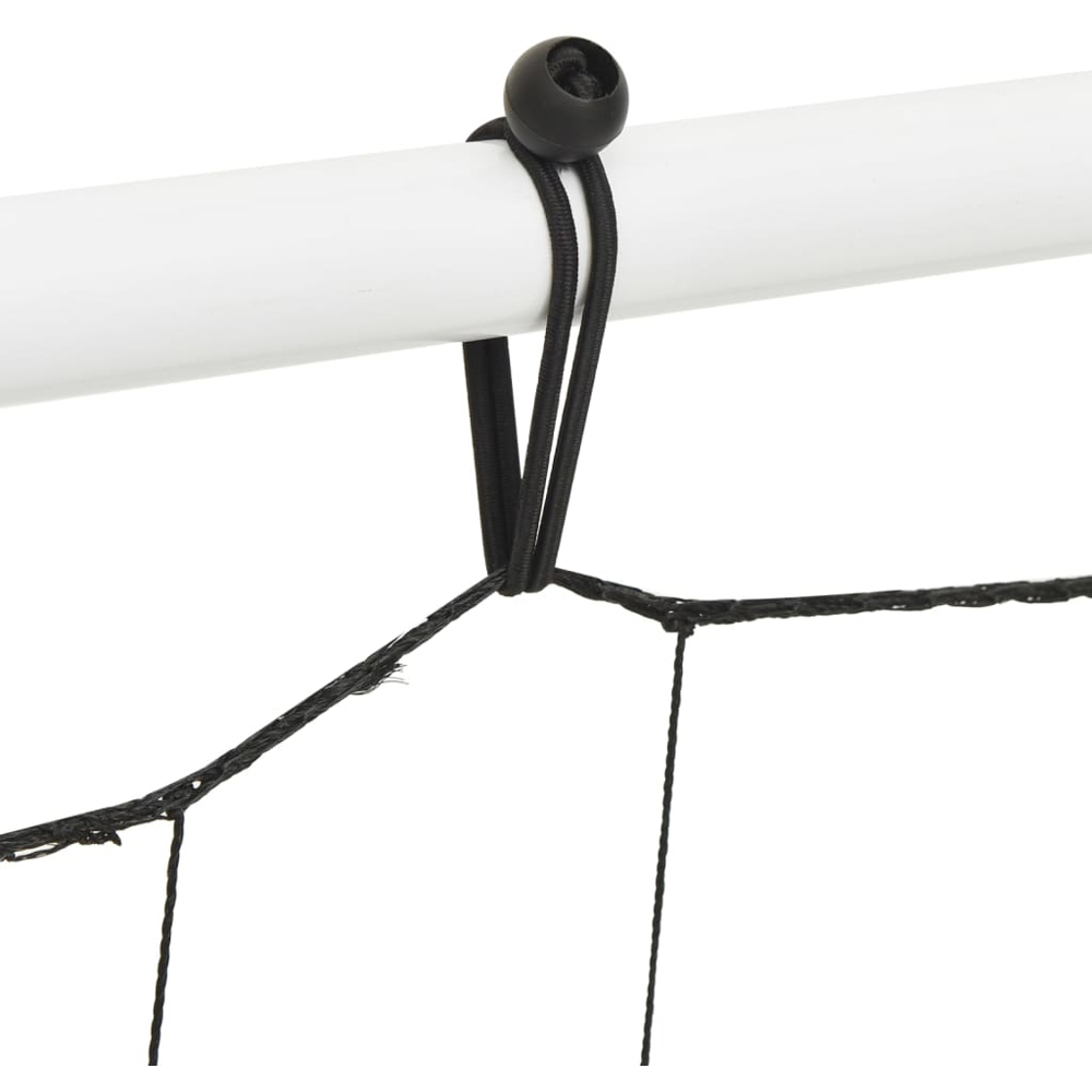 vidaXL White Football Rebounder Net 4x 6ft Image 4