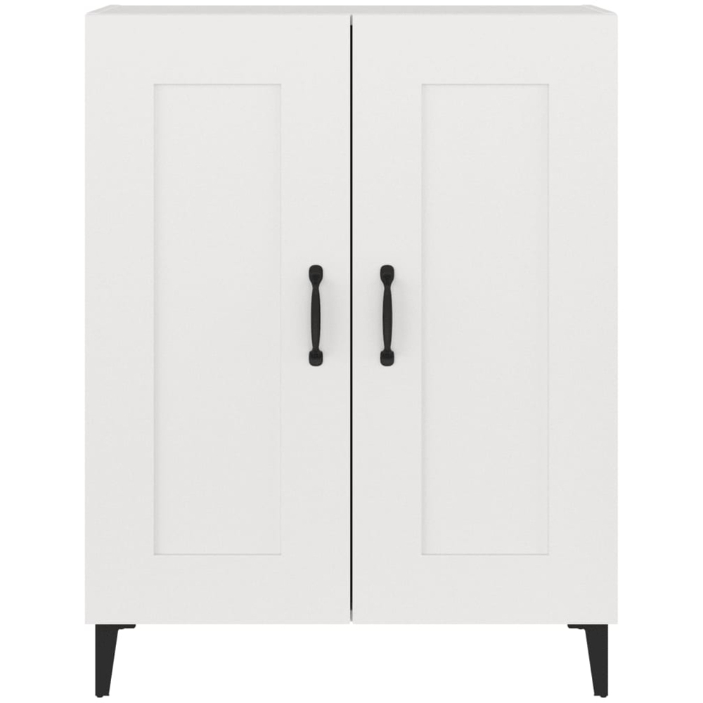 vidaXL 2 Door White Sideboard Image 5
