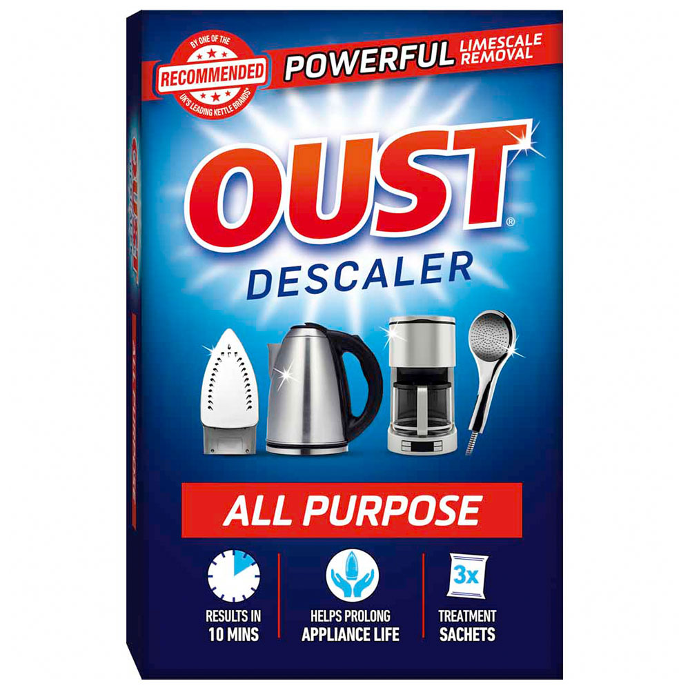 Oust All Purpose Descaler 25ml 3 Pack Image 1