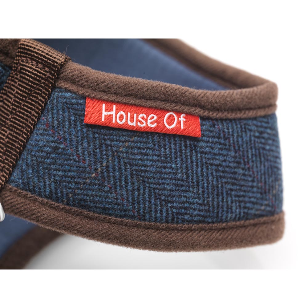 House Of Paws Large Memory Foam Navy Dog Harness Image 5