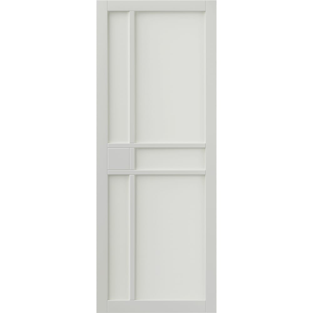 JB Kind City Urban Industrial White Art Deco Style Internal Door 1981 x 610mm Image 1